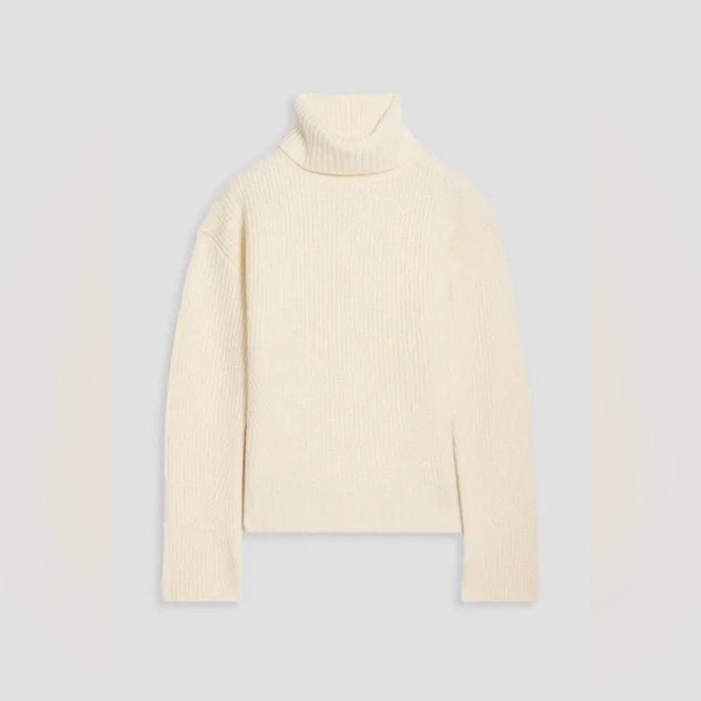 Veronica Beard Ecru Matilda Wool Cashmere Sweater | XS - Picture 4 of 13